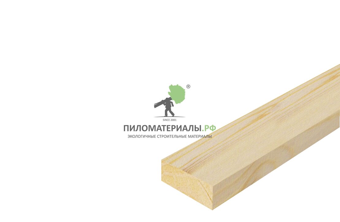 Брусок строганный сухой 20х50х2000 мм, хвоя, сорт 1, вл. 10-14%, ГОСТ